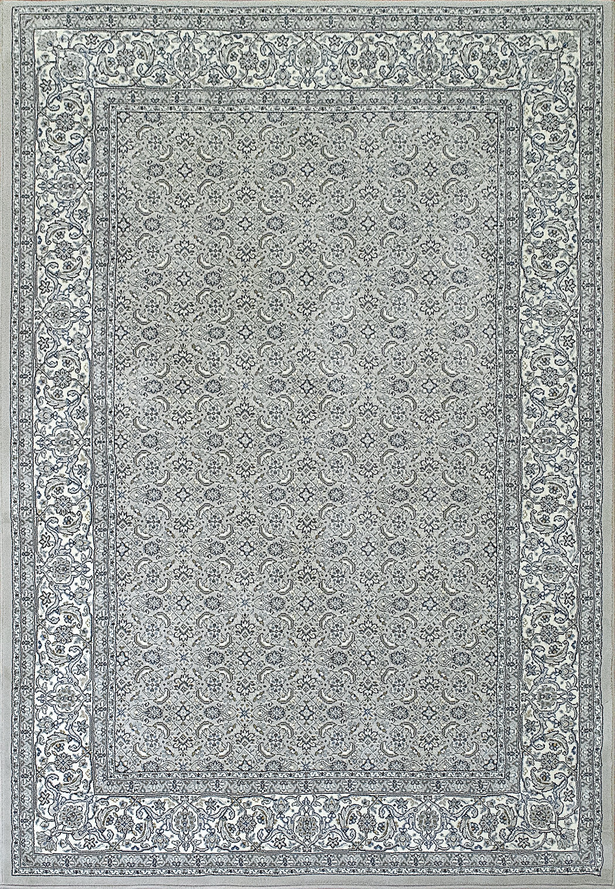 Dynamic Area Rugs Ancient Garden Area Rugs 57011-9666 Soft Grey 100% Poly Belgium 13 Sizes