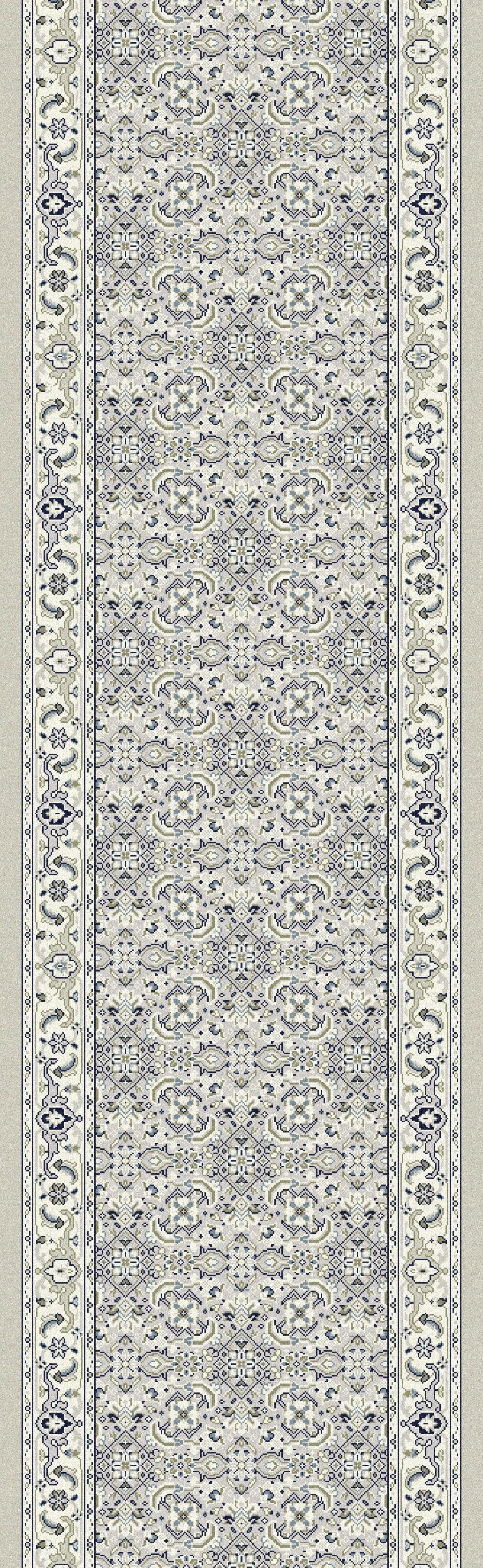 Dynamic Area Rugs Ancient Garden Area Rugs 57011-9666 Soft Grey 100% Poly Belgium 13 Sizes