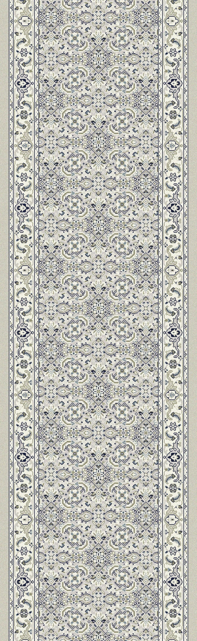 Dynamic Area Rugs Ancient Garden Area Rugs 57011-9666 Soft Grey 100% Poly Belgium 13 Sizes