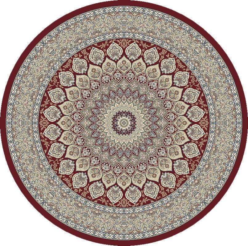 Dynamic Area Rugs Ancient Garden Area Rugs 57090-1484 Red100% Poly Belgium 13 Sizes