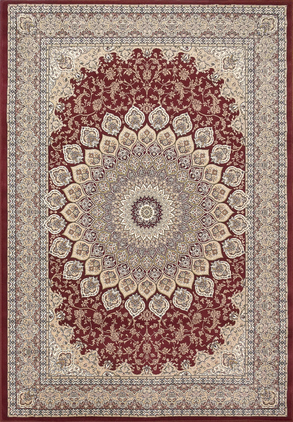 Dynamic Area Rugs Ancient Garden Area Rugs 57090-1484 Red100% Poly Belgium 13 Sizes