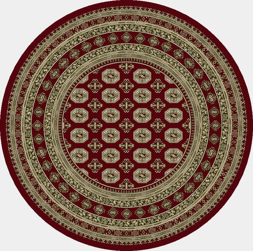 Dynamic Area Rugs Ancient Garden Area Rugs 57102-1293 Red  Poly 17 Sizes Belgium