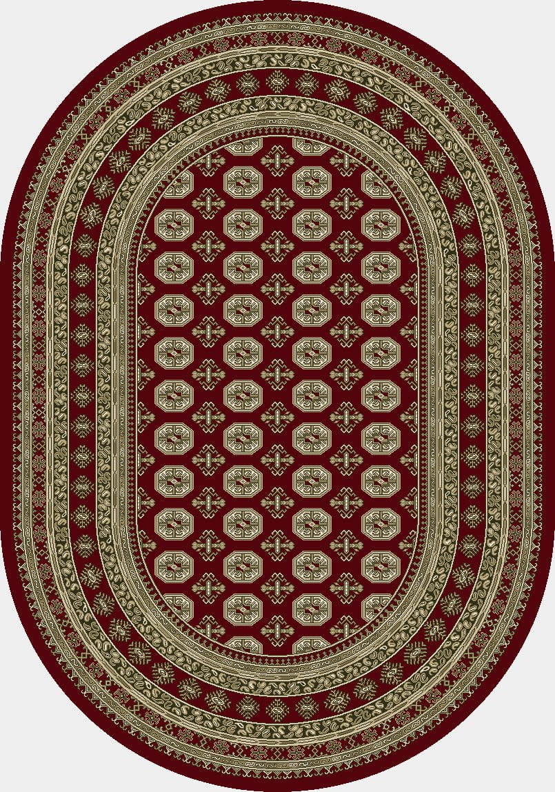 Dynamic Area Rugs Ancient Garden Area Rugs 57102-1293 Red  Poly 17 Sizes Belgium