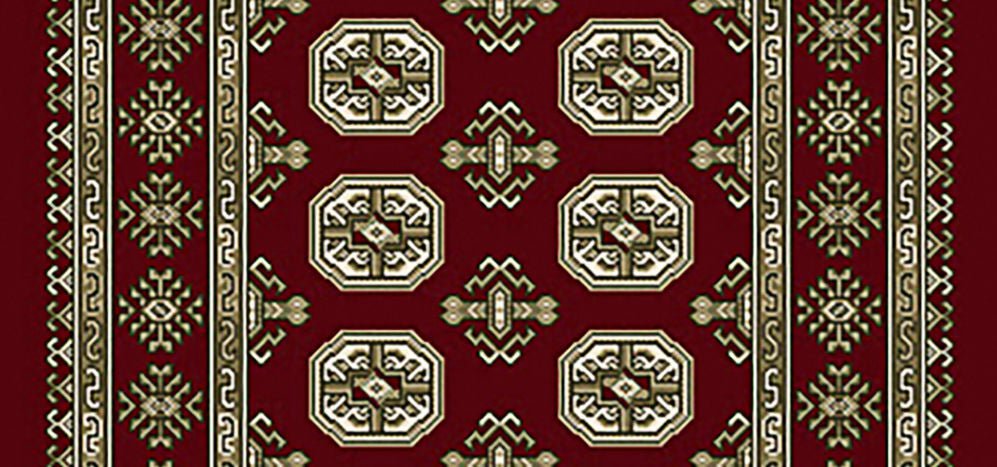 Dynamic Area Rugs Ancient Garden Area Rugs 57102-1293 Red  Poly 17 Sizes Belgium