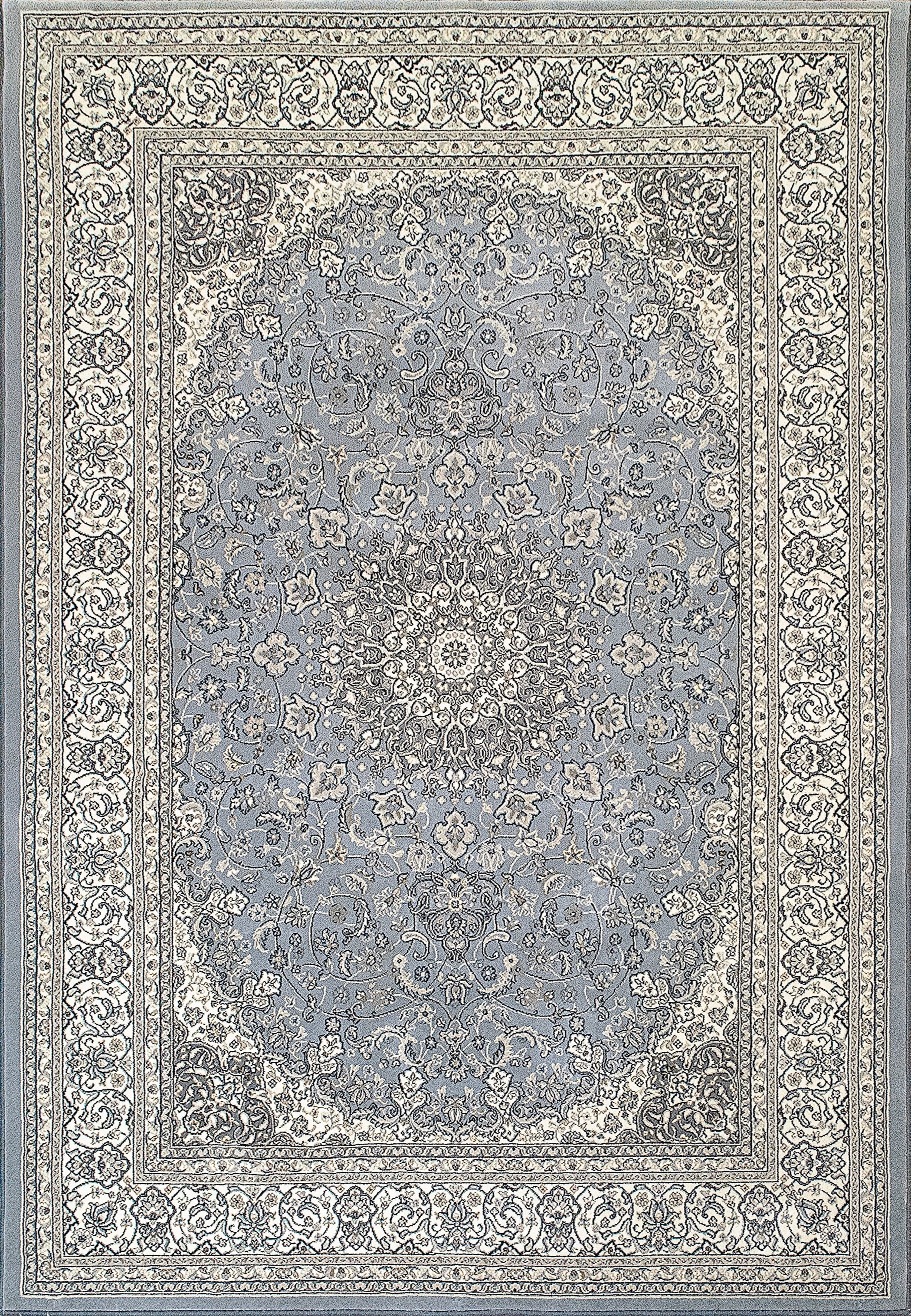 Dynamic Area Rugs Ancient Garden Area Rugs 57119-4646 Blue 100% Poly Belgium 17 Sizes