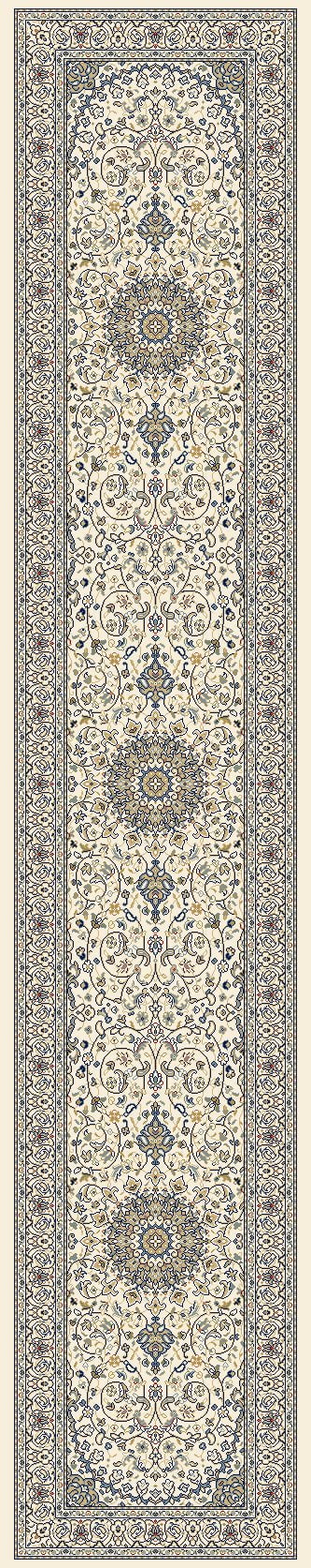 Dynamic Area Rugs Ancient Garden Area Rugs 57119-6464 Ivory 100% Poly Belgium 17 Sizes