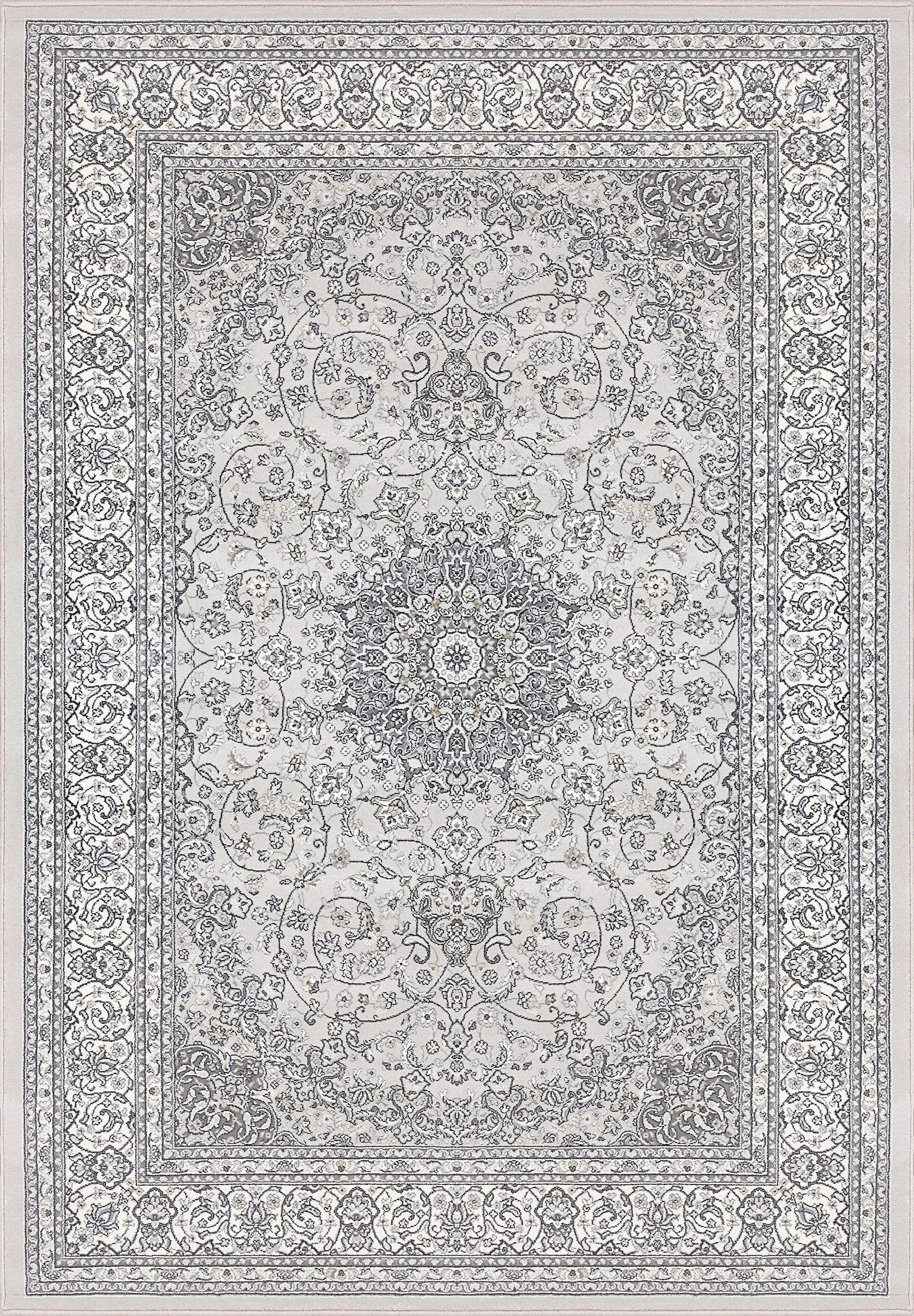 Dynamic Area Rugs Ancient Garden Area Rugs 57119-9666 Grey100% Poly Belgium 17 Sizes