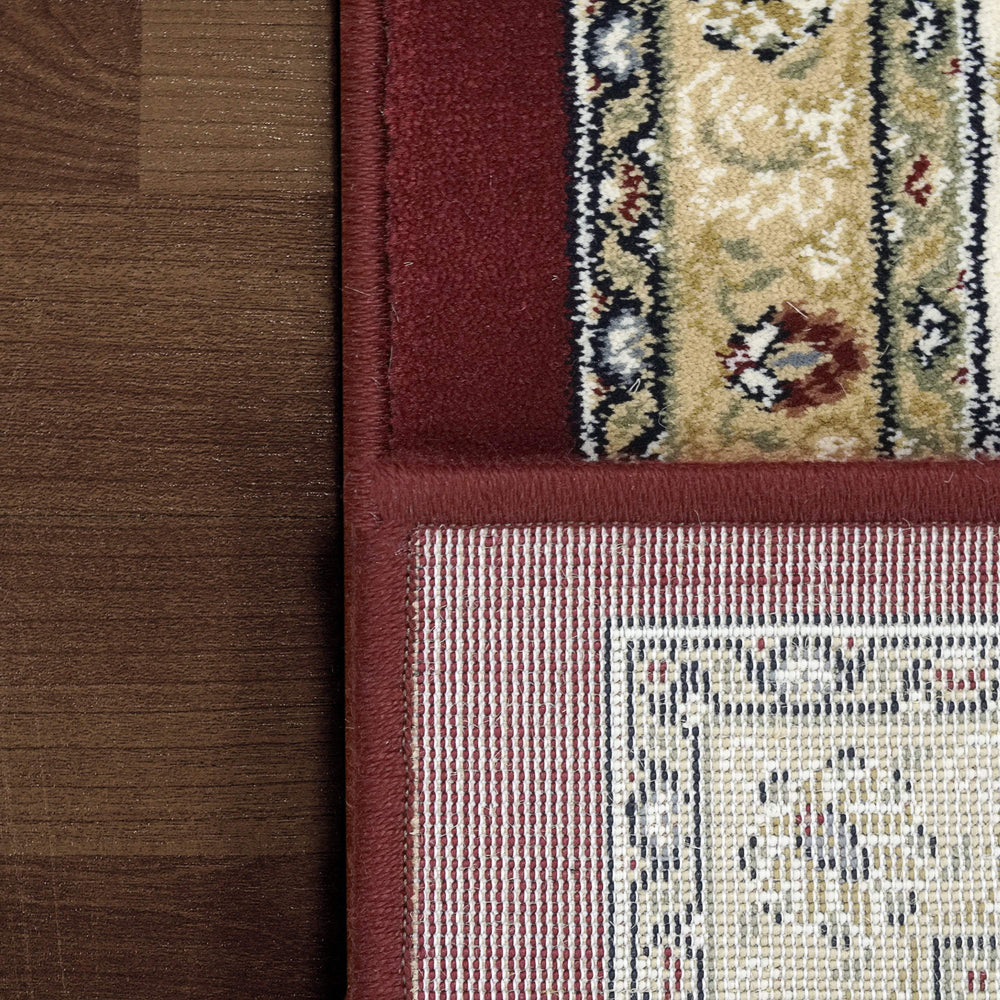 Ancient Garden Red Area Rugs 57120-1464 Red 100% Poly 13 Sizes