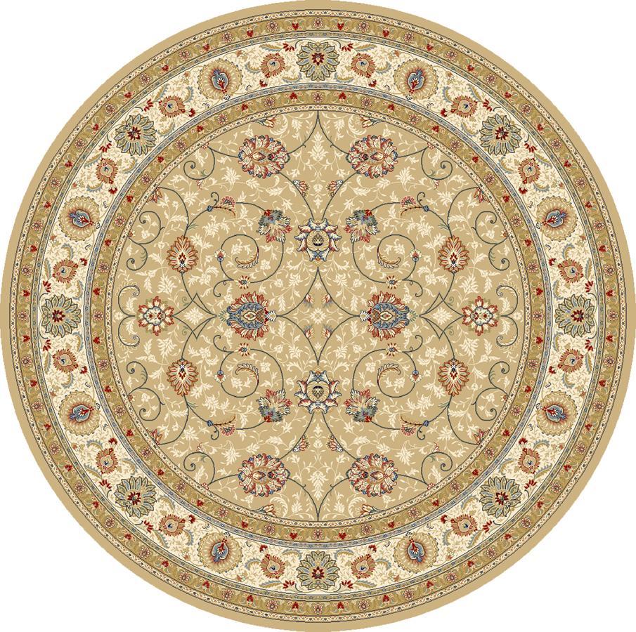 Dynamic Area Rugs Ancient Garden Area Rugs 57120-2464 Gold 100% Poly Belgium 13 Sizes