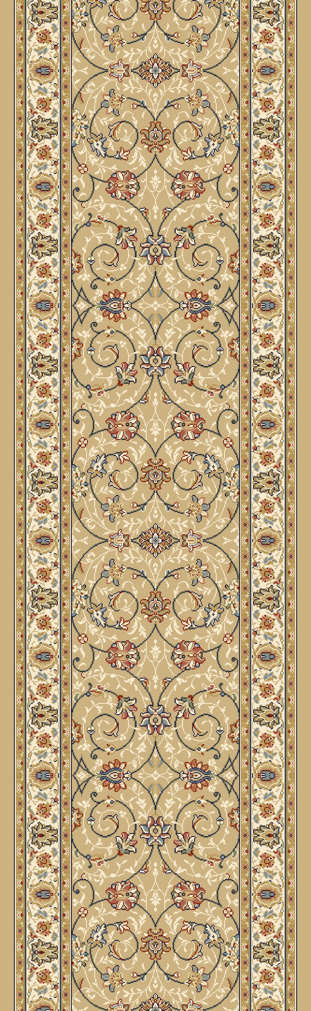 Dynamic Area Rugs Ancient Garden Area Rugs 57120-2464 Gold 100% Poly Belgium 13 Sizes