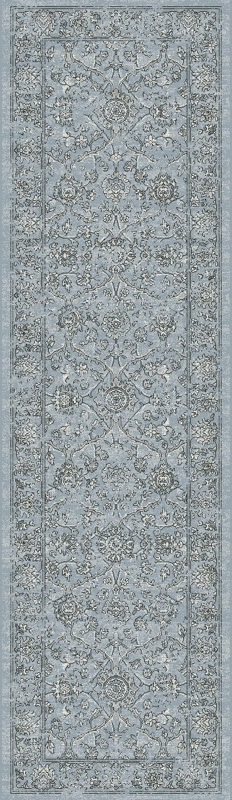 Dynamic Area Rugs Ancient Garden Area Rugs 57136-4646 Blue 100% Poly Belgium 17 Sizes
