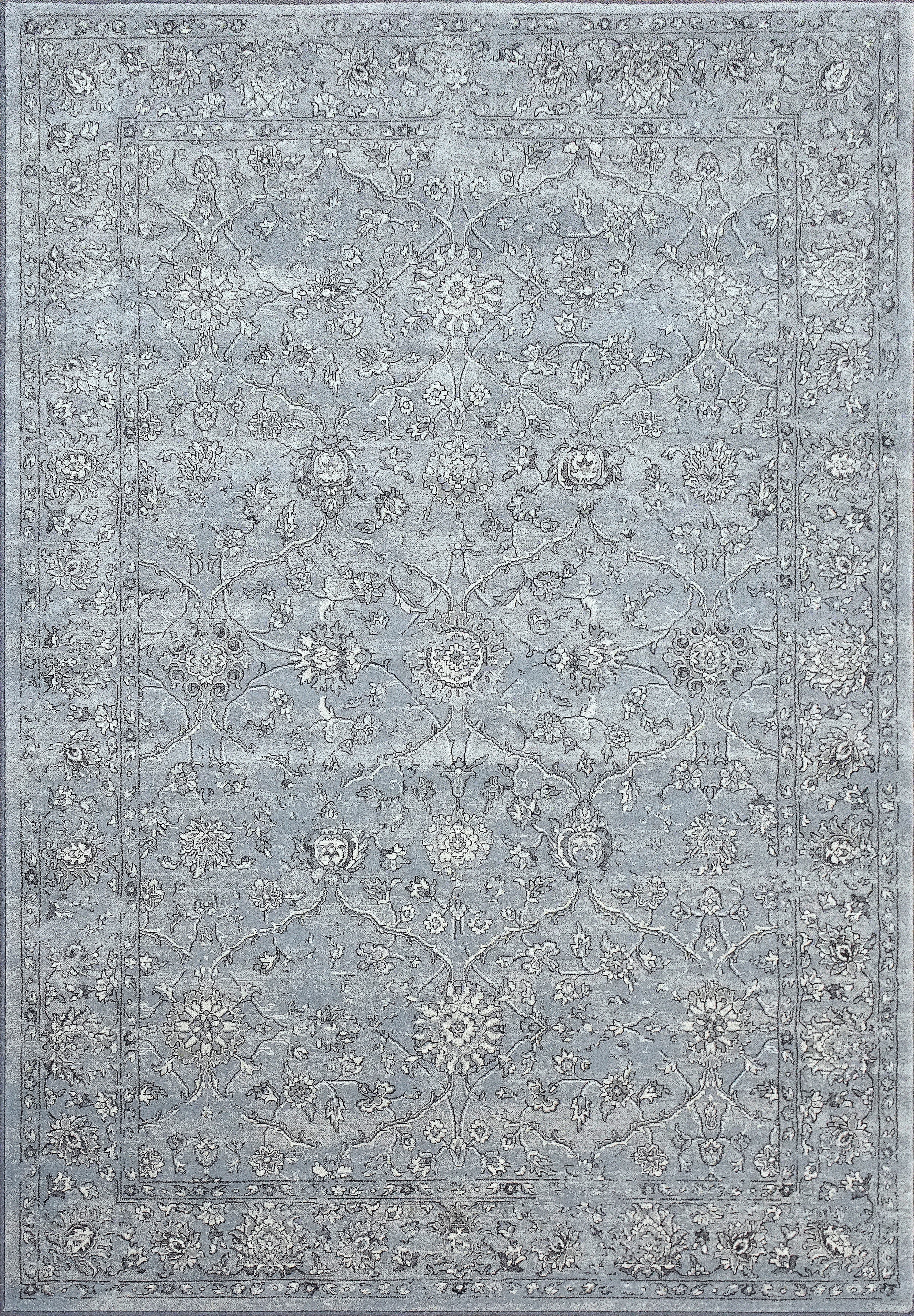 Dynamic Area Rugs Ancient Garden Area Rugs 57136-4646 Blue 100% Poly Belgium 17 Sizes