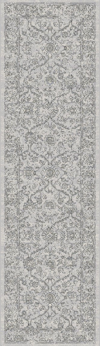 Dynamic Area Rugs Ancient Garden Area Rugs 57136-9696 Grey 100% Poly Belgium 17 Sizes