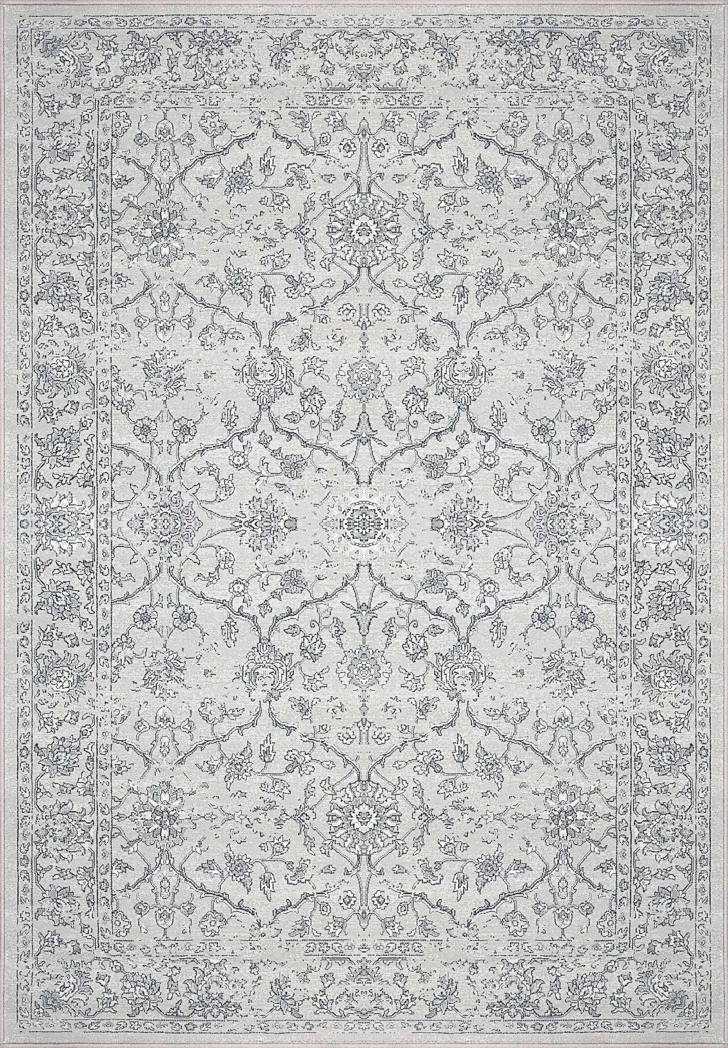 Dynamic Area Rugs Ancient Garden Area Rugs 57136-9696 Grey 100% Poly Belgium 17 Sizes