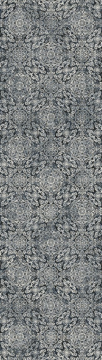 Dynamic Area Rugs Ancient Garden Area Rugs 57162-3696 Blue  Poly 17 Sizes Belgium