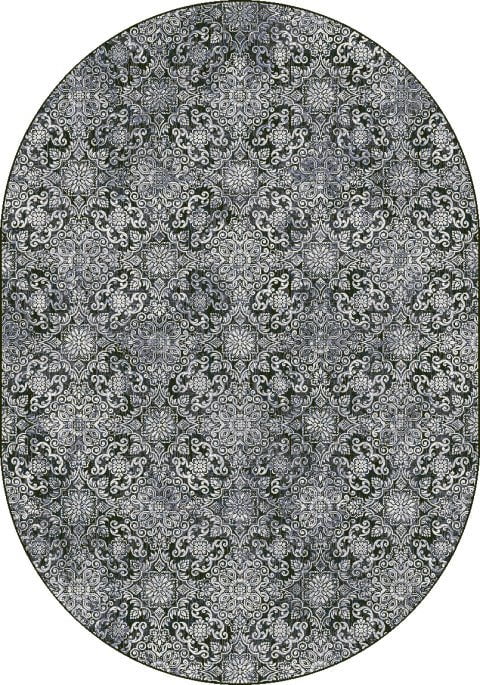 Dynamic Area Rugs Ancient Garden Area Rugs 57162-3696 Blue  Poly 17 Sizes Belgium