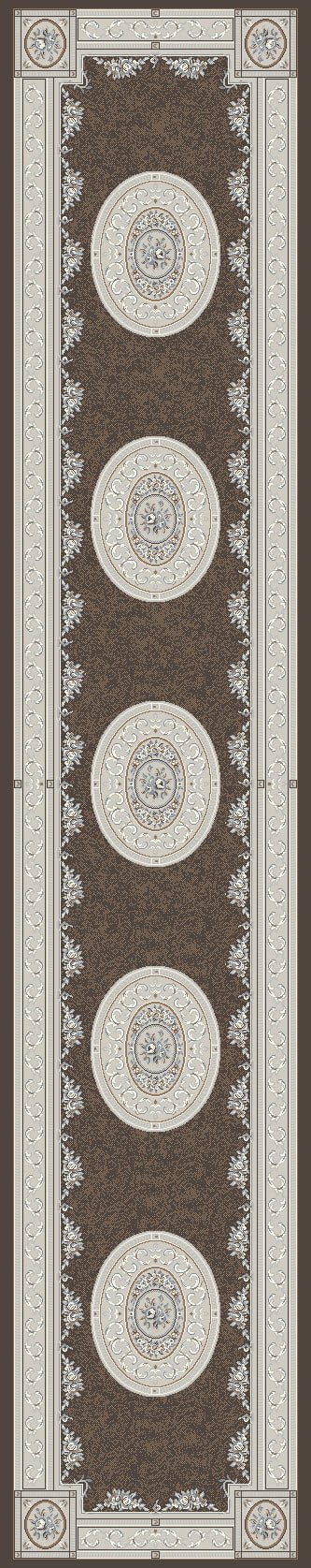 Dynamic Area Rugs Ancient Garden Area Rugs 57226-3295 Brown Poly 12 Sizes Belgium