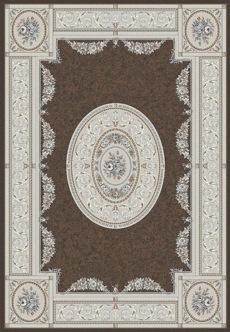 Dynamic Area Rugs Ancient Garden Area Rugs 57226-3295 Brown Poly 12 Sizes Belgium