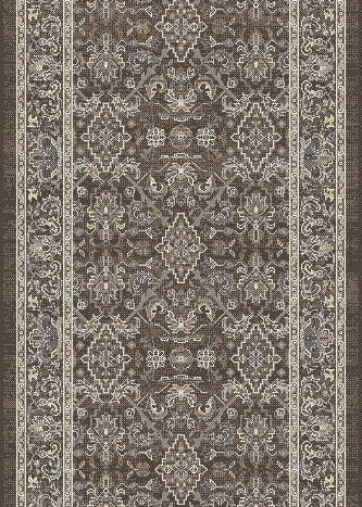 Dynamic Area Rugs Ancient Garden Area Rugs 57276-3235 Brown Poly 17 Sizes Belgium