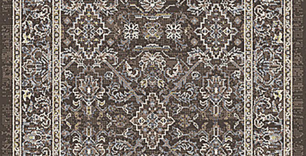 Dynamic Area Rugs Ancient Garden Area Rugs 57276-3235 Brown Poly 17 Sizes Belgium