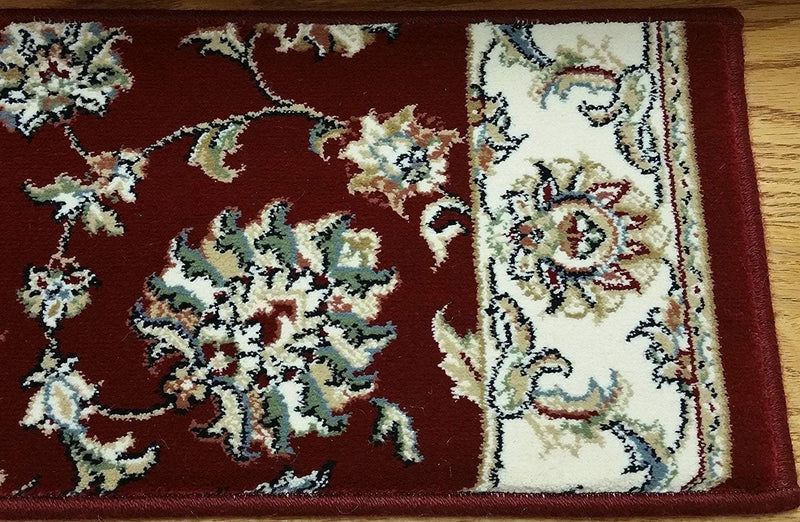Dynamic Area Rugs Ancient Garden Area Rugs 57365-1464 Red 100% Poly Belgium 14 Sizes