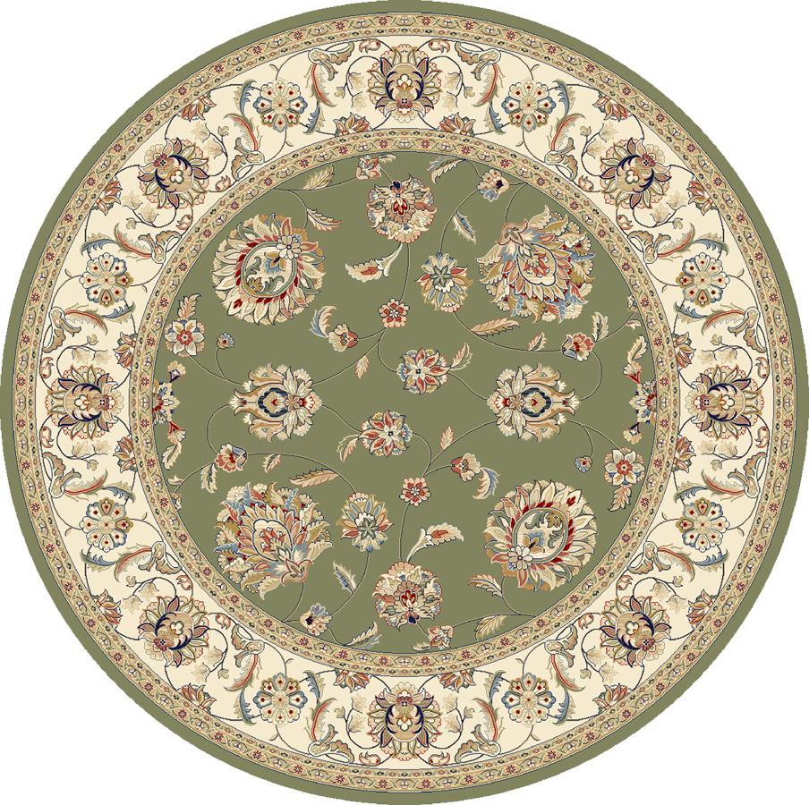 Dynamic Area Rugs Ancient Garden Area Rugs 57365-4464 Green 100% Poly Belgium 14 Sizes