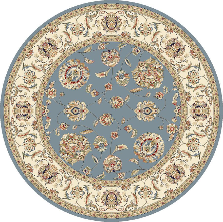 Dynamic Area Rugs Ancient Garden Area Rugs 57365-5464 Lt Blue 100% Poly Belgium 14 Sizes