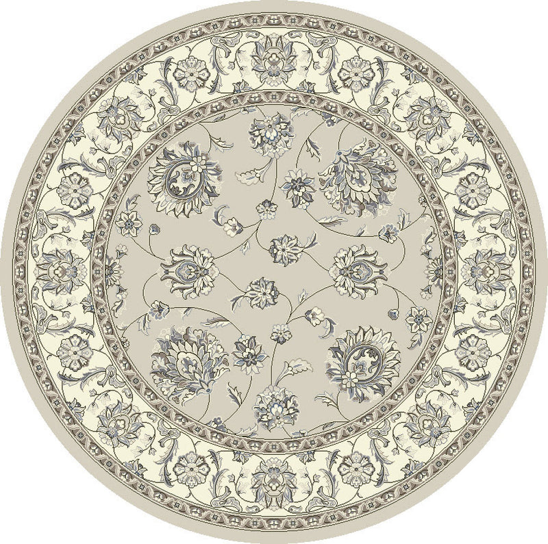 Dynamic Area Rugs Ancient Garden Area Rugs 57365-9666 Soft Grey 100% Poly Belgium 14 Sizes