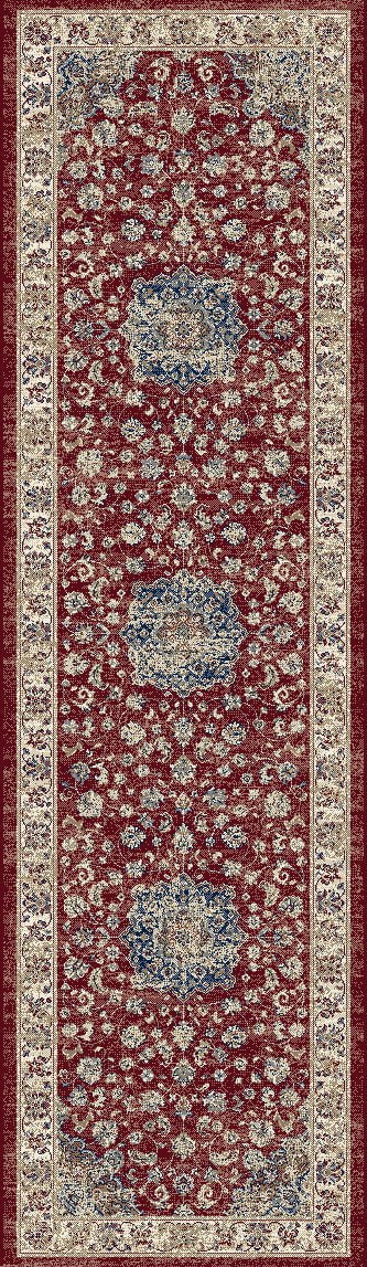 Dynamic Area Rugs Ancient Garden Area Rugs 57559-1464 Red Poly 12 Sizes Belgium