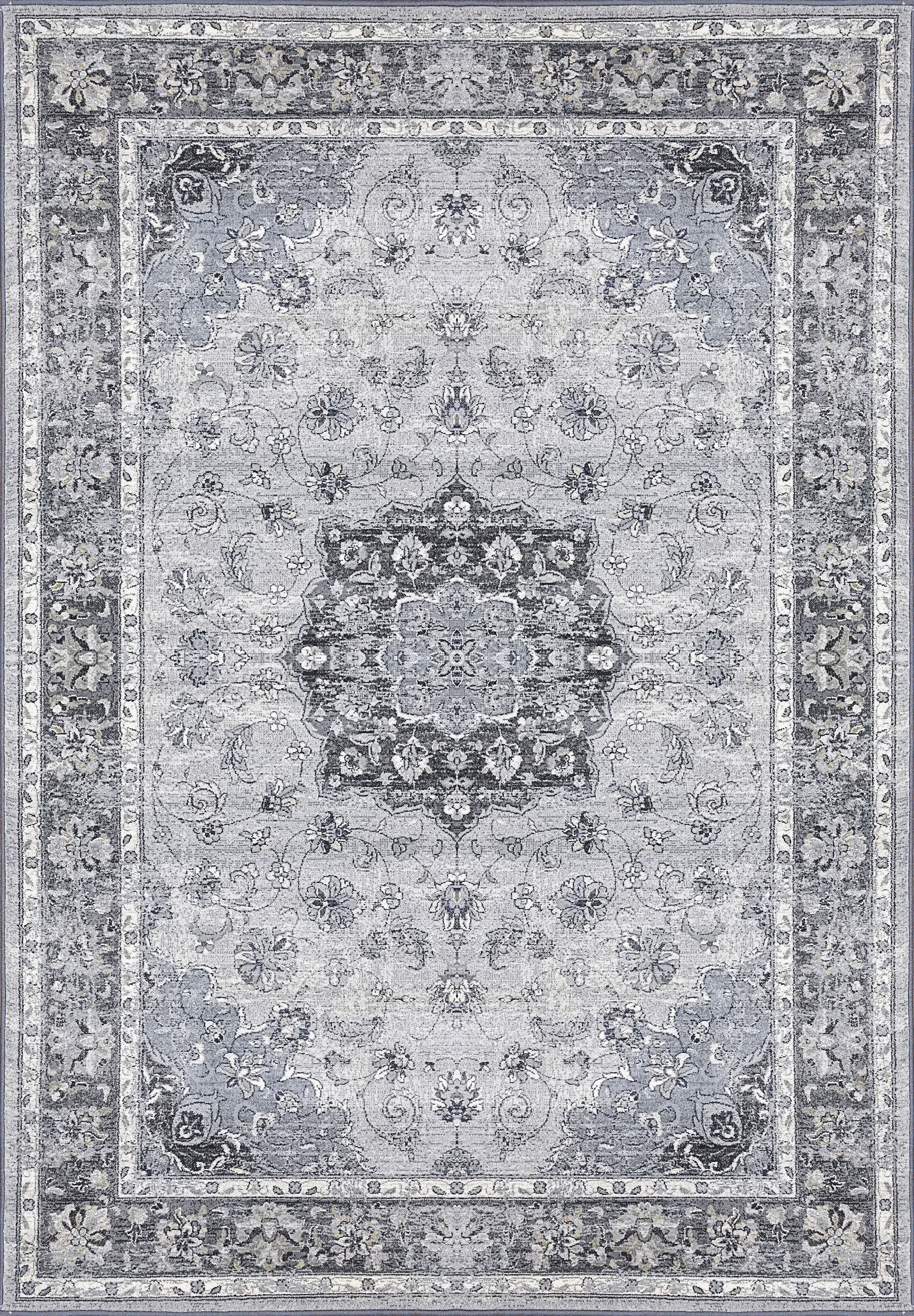 Dynamic Area Rugs Ancient Garden Area Rugs 57559-9656 Grey Poly 12 Sizes Belgium