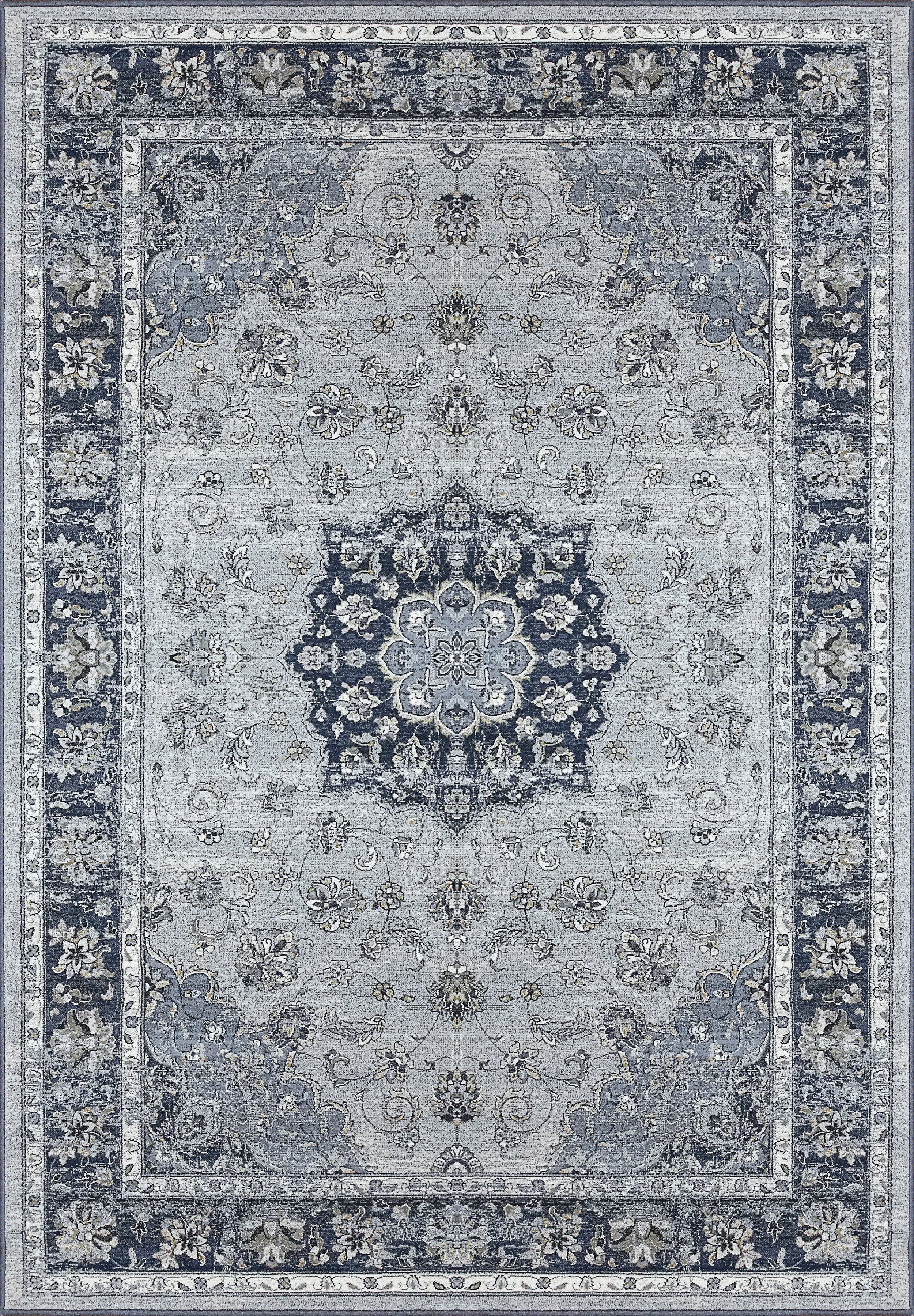 Dynamic Area Rugs Ancient Garden Area Rugs 57559-9686 Grey Poly 12 Sizes Belgium