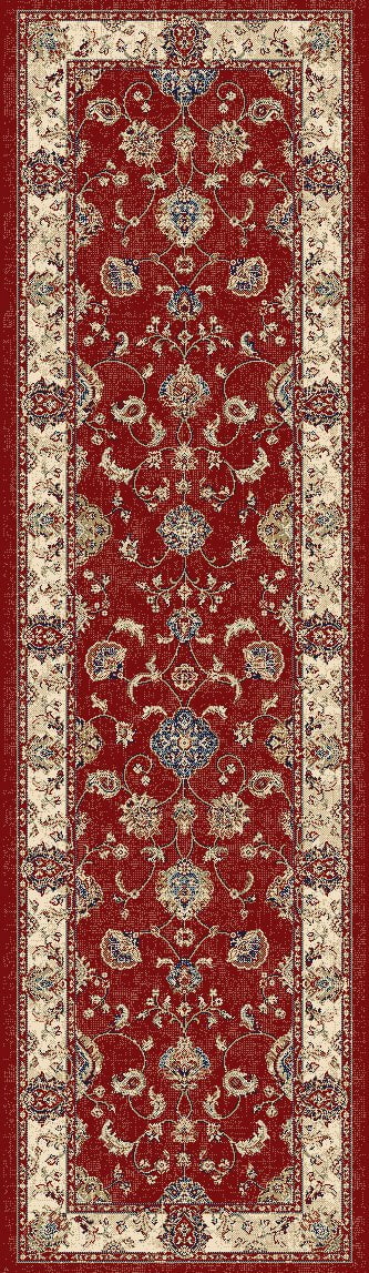 Dynamic Area Rugs Ancient Garden Red Area Rugs Geometric 57158-1464 Poly 8 Sizes Belgium