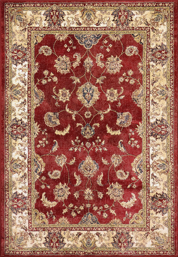Dynamic Area Rugs Ancient Garden Red Area Rugs Geometric 57158-1464 Poly 8 Sizes Belgium