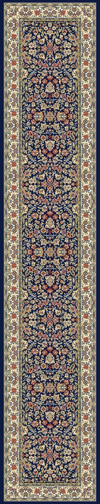 Dynamic Rugs Area Rugs Ancient Garden Area Rugs 57078-3434 Navy  Poly 8 Sizes Belgium