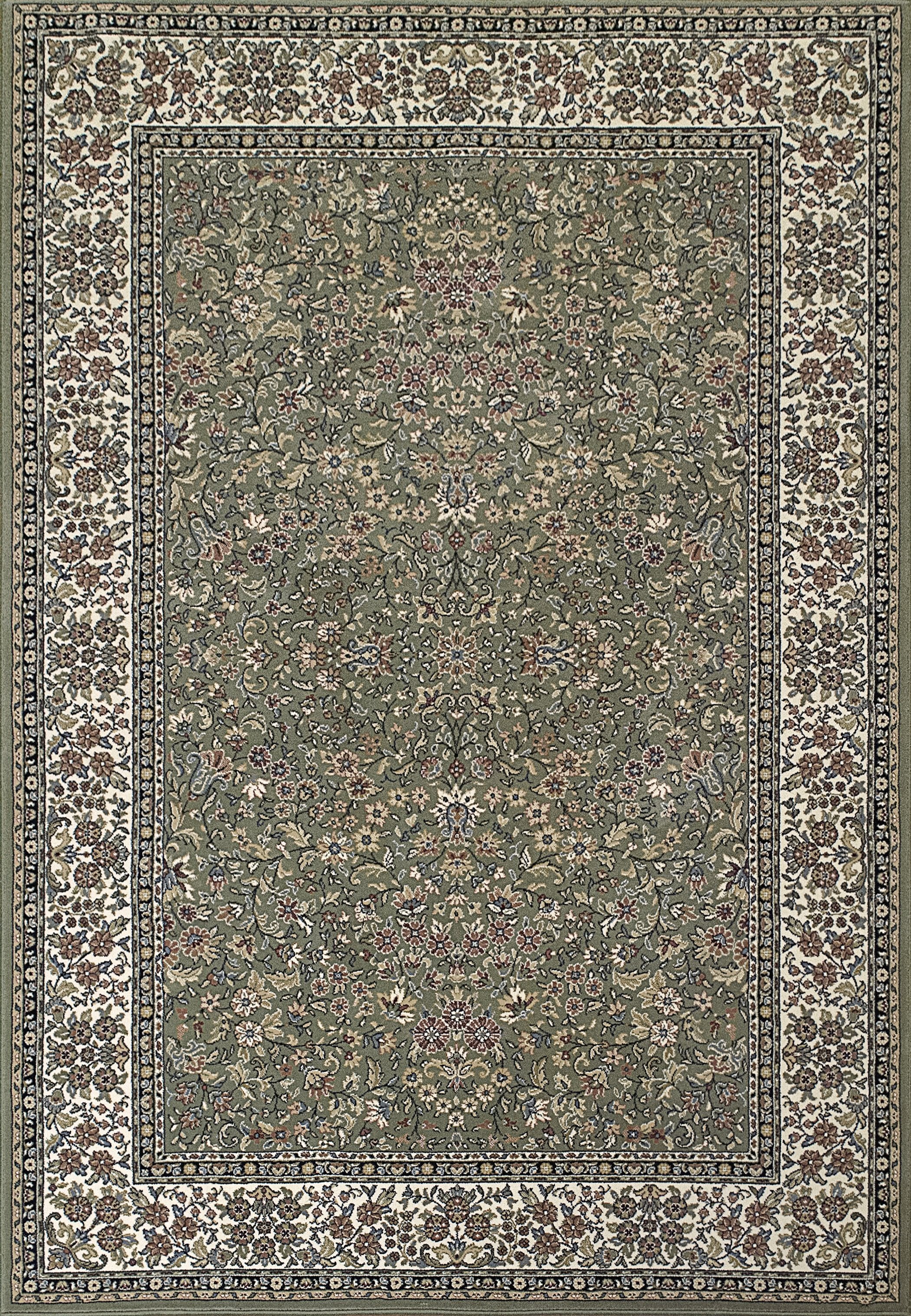 Dynamic Rugs Area Rugs Ancient Garden  Area Rugs  57078-4444 Green Poly 8 Sizes Belgium