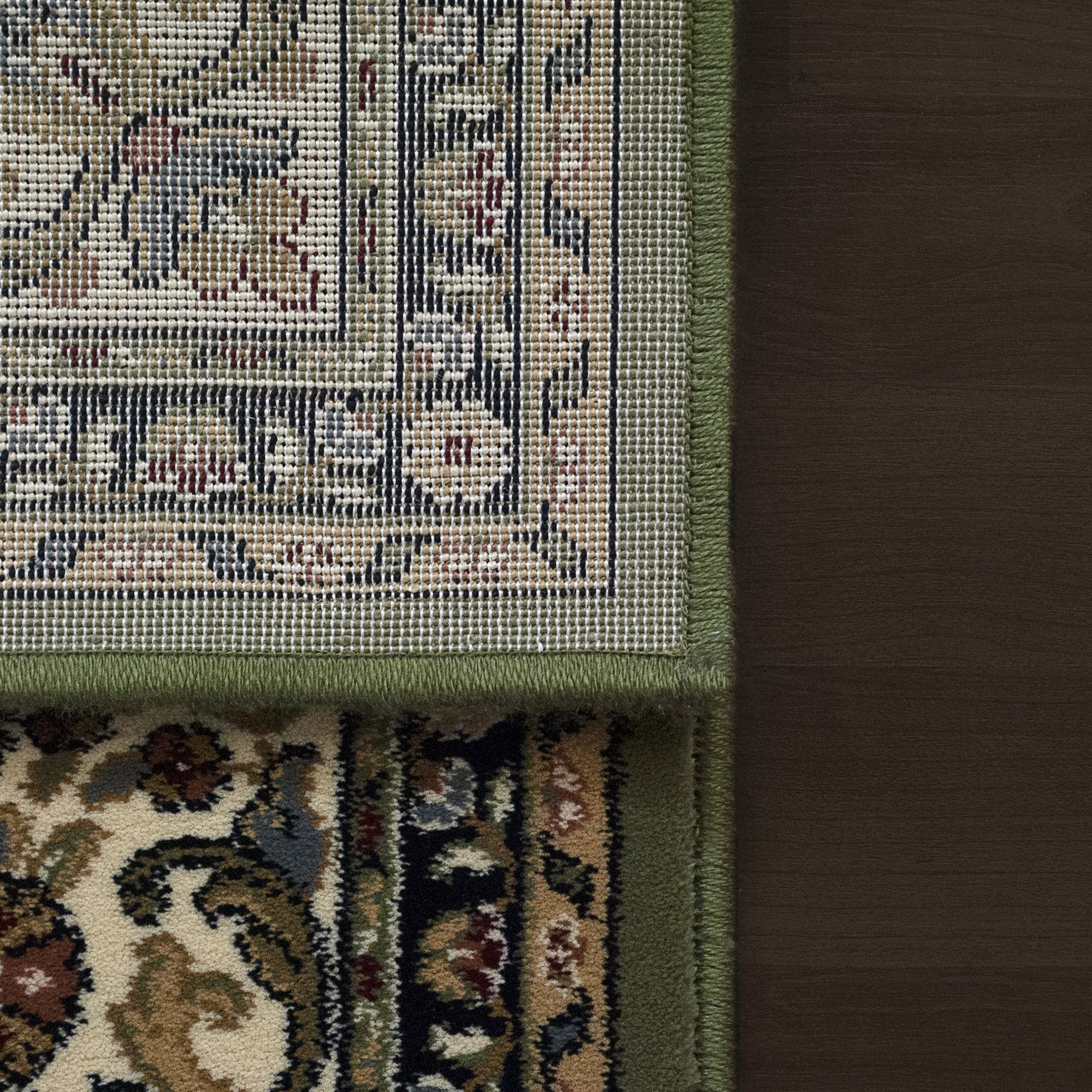 Ancient Garden Area Rugs 57078-1414 Green Polypropylene Belgium