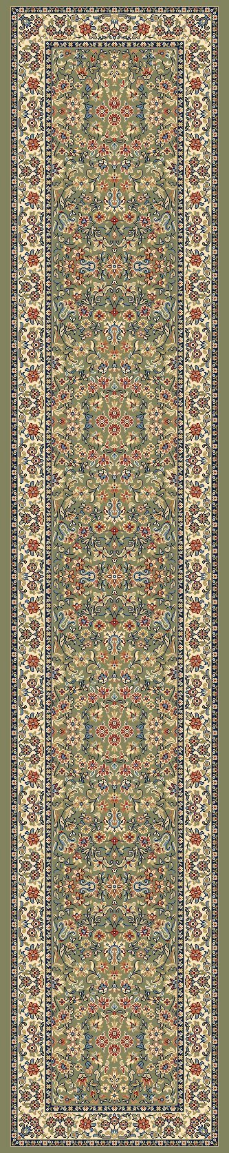 Dynamic Rugs Area Rugs Ancient Garden  Area Rugs  57078-4444 Green Poly 8 Sizes Belgium