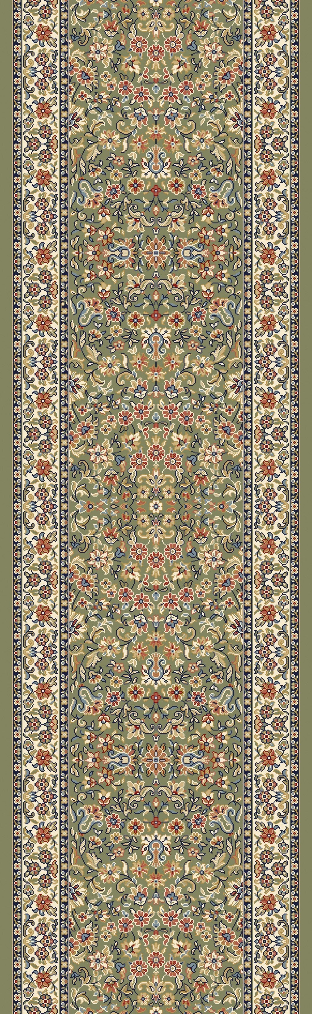 Dynamic Rugs Area Rugs Ancient Garden  Area Rugs  57078-4444 Green Poly 8 Sizes Belgium