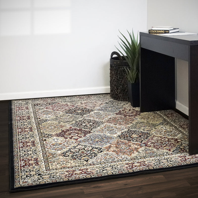 Dynamic Rugs Area Rugs Ancient Garden Area Rugs Panel 57008-3233 Multi Poly 13 Sizes