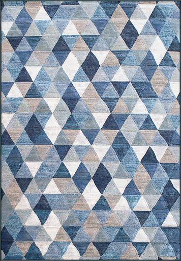 Dynamic Rugs Area Rugs Eclipse Area Rugs 63263-5161 Blue Unique Area Rug Shapes 37 Sizes