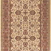 Dynamic Rugs Stair Runners Yazd 2803-130 IV-Red Stair Runner and Matching Area Rugs