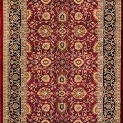 Dynamic Rugs Stair Runners Yazd 2803-390 Red-Blk Stair Runner and Matching Area Rugs