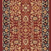Dynamic Rugs Stair Runners Yazd 2803-390 Red-Blk Stair Runner and Matching Area Rugs