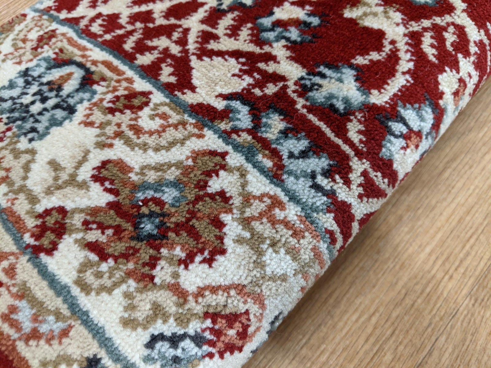 Dynamic Rugs Stair Treads Melody Stair Runner and Stair Treads  Red 985022-339 By Dynamic Rugs