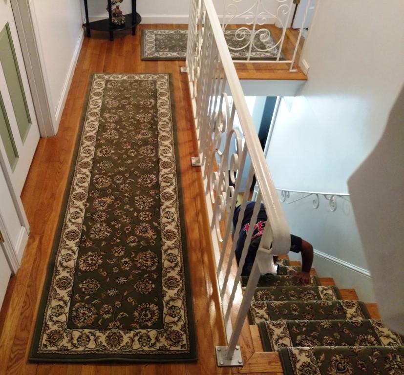 Dynamic Stair Runner Ancient Garden Green Stair Runner 57365-4464 - 26 inch Sold By the Foot