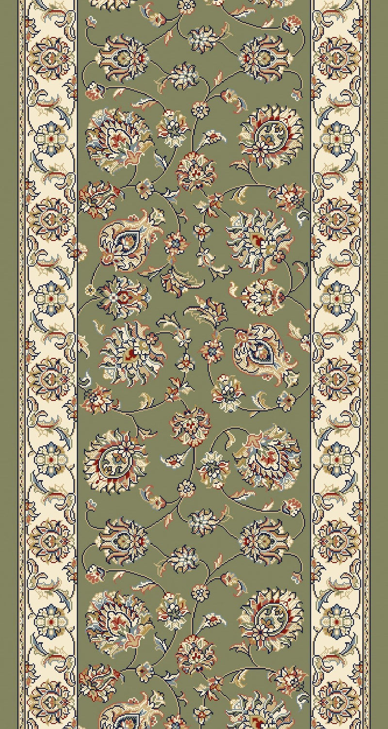 Dynamic Stair Runner Ancient Garden Green Stair Runner 57365-4464 - 26 inch Sold By the Foot