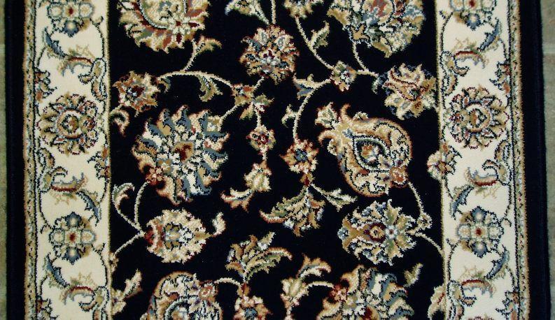 Dynamic Stair Runner Ancient Garden Navy Stair Runner 57365-3464 - 26 inch Sold By the Foot