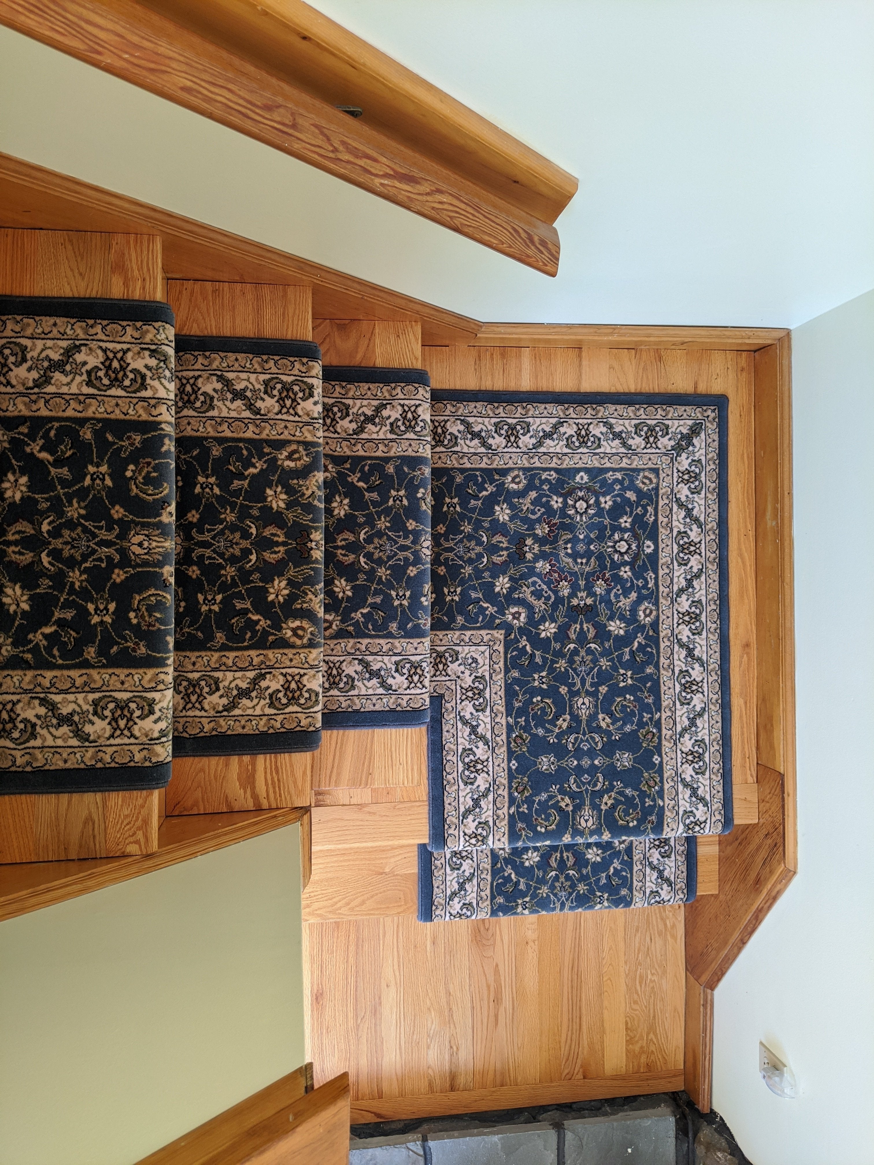 Dynamic Stair Runner Brilliant Blue Stair Runner 72284-920 - 26 and 33 Inch Sold By the Foot