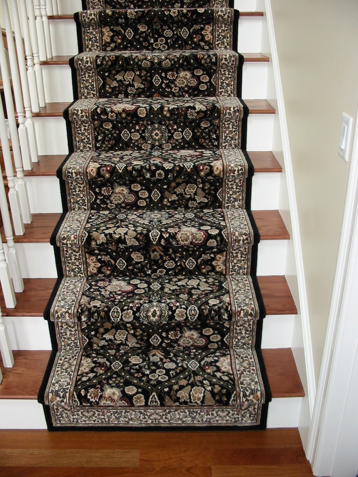 Dynamic Stair Runner Brilliant Wool Black Stair Runner 7211-090 - 26 - Sold By the Foot