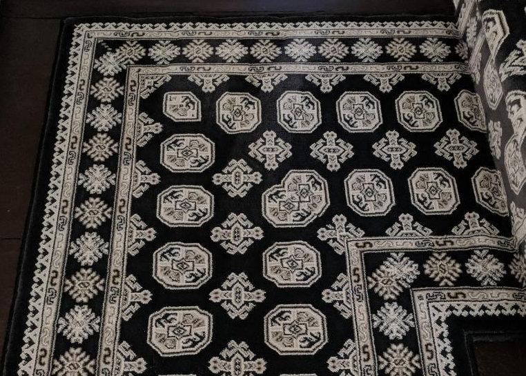 Dynamic Stair Runners Ancient Garden Black Stair Runner 26 In Width Sold By The Foot 57102-3636